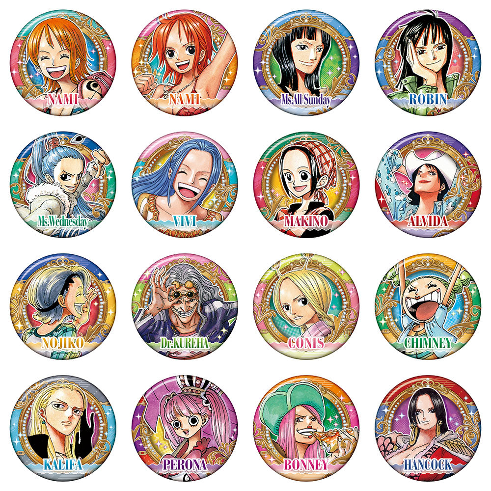 『ONE PIECE』コレクション缶バッジ　“HEROINES”　第1弾　（全16種／ランダム1種入り）