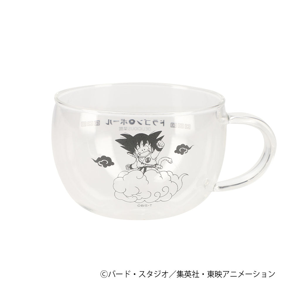 ドラゴンボール　DELICIOUS菜館　耐熱ガラスカップ　悟空