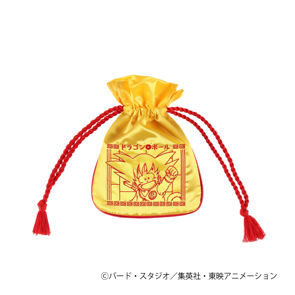 ドラゴンボール　DELICIOUS菜館　刺繍巾着　悟空