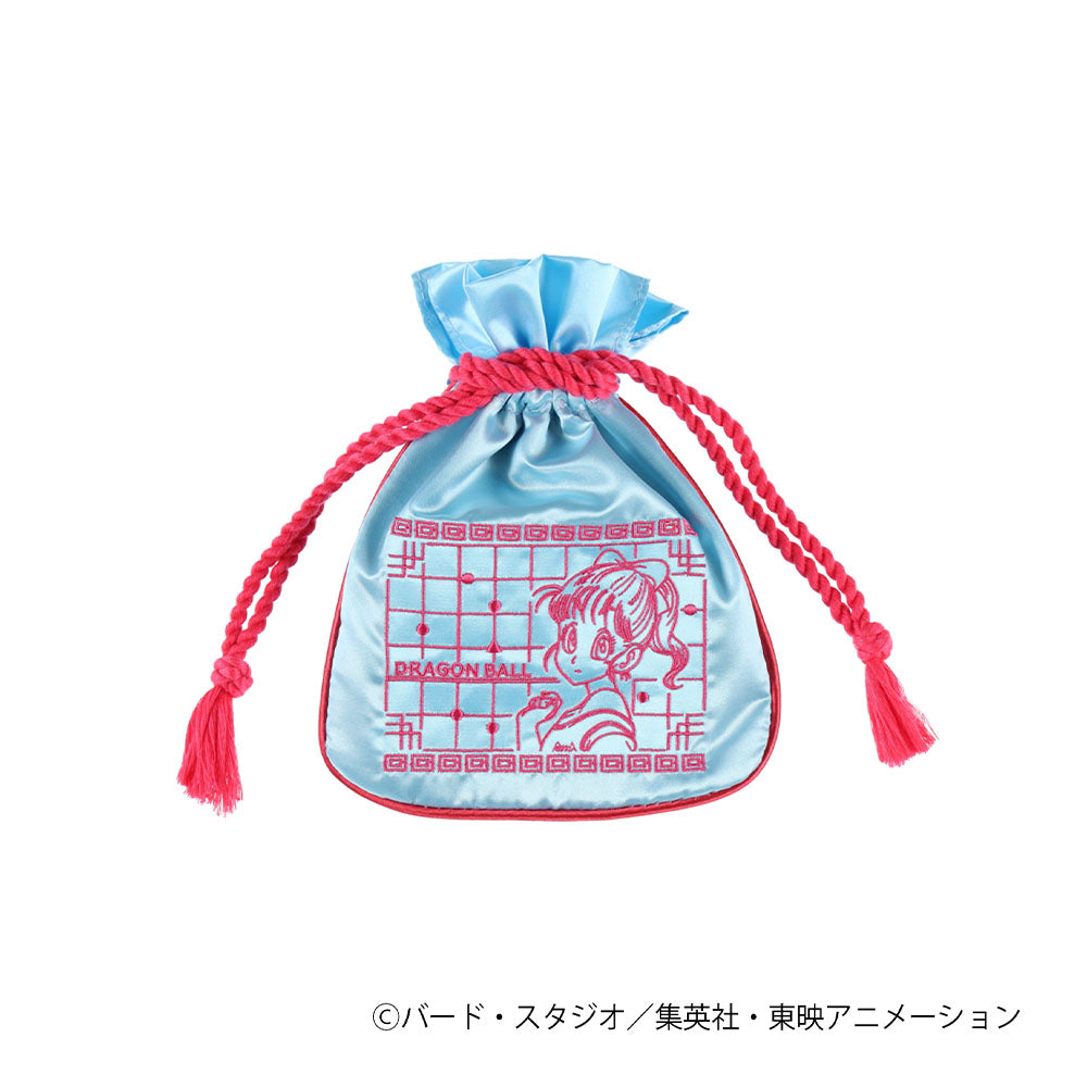 ドラゴンボール　DELICIOUS菜館　刺繍巾着　ブルマ