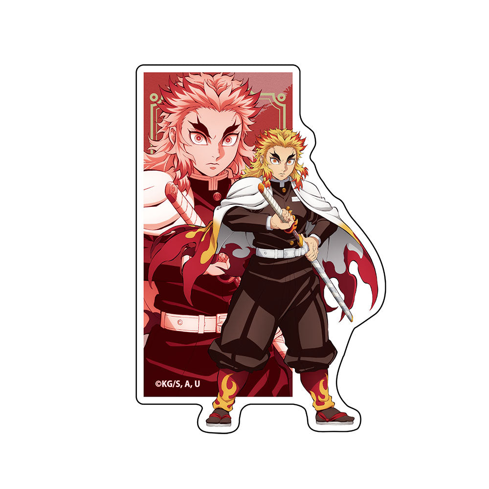 アニメ「鬼滅の刃」 ダイカットステッカー 煉獄杏寿郎