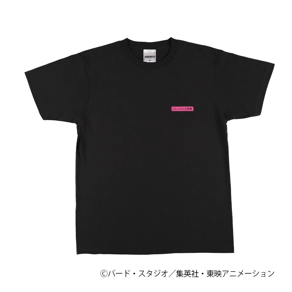 ドラゴンボール　DELICIOUS菜館　Tシャツ　神龍　ブラック×ピンク　XL