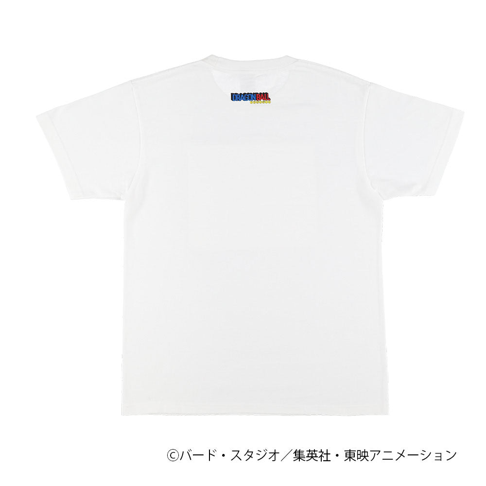 ドラゴンボール　場面写Tシャツ　悟空・ブルマ　ホワイト L