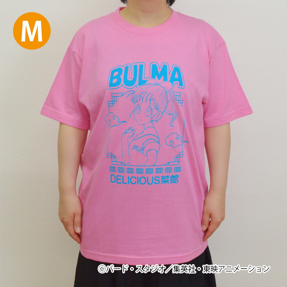 ドラゴンボール DELICIOUS菜館 Tシャツ ブルマ ピンク×ブルー L – JUMP