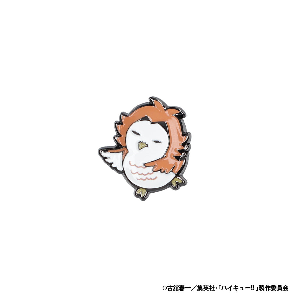 アニメ「ハイキュー!!」 アニマルぷっくりピンズ（アカアシフクロウ）