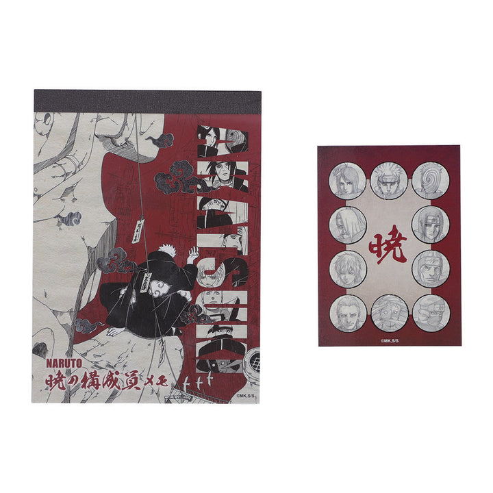 『NARUTO-ナルト-』暁の構成員メモ　ブロマイド付き