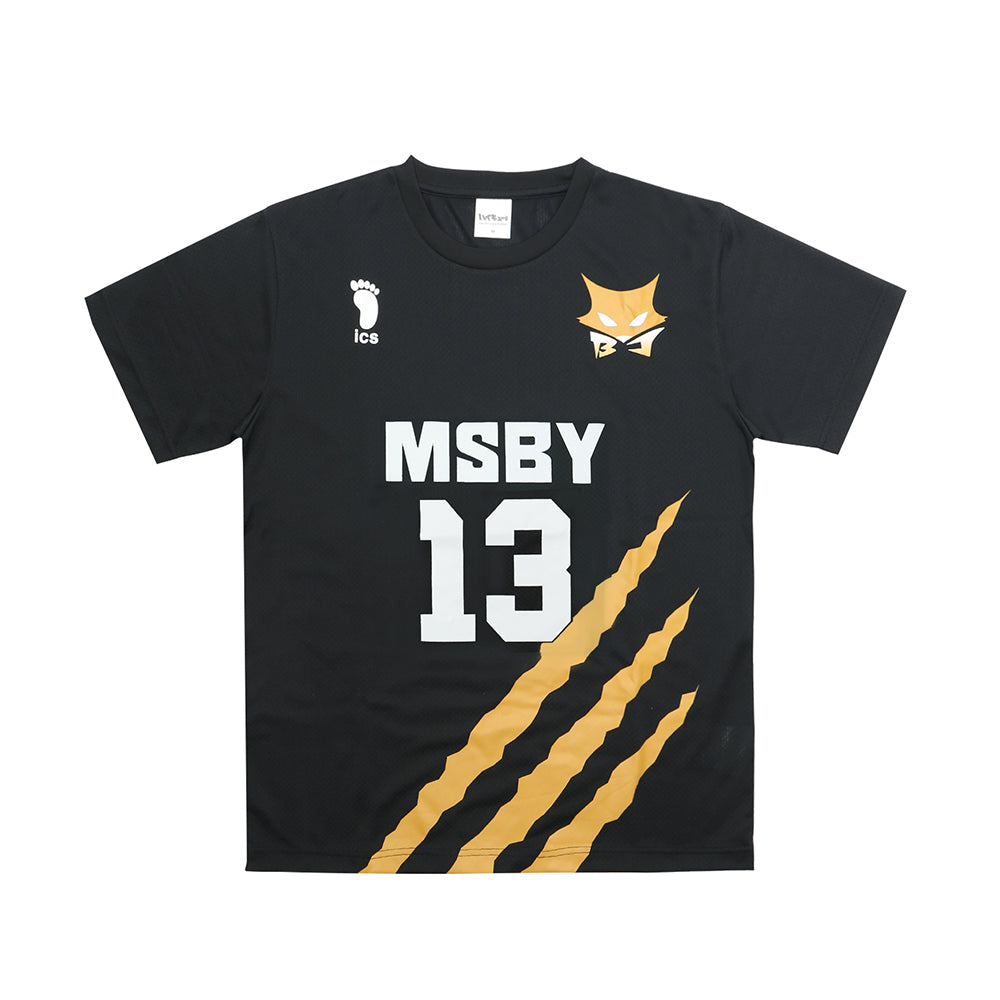 ハイキューブラックジャッカル宮侑モデルユニフォーム・おにぎり宮Tシャツ他 ハイキュー!!』ユニフォーム ブラックジャッカル 宮侑モデル Lサイズ
