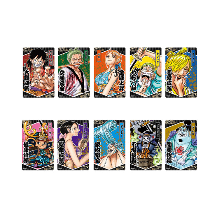 『ONE PIECE』招福アクリルカードコレクション（全10種／招福あめ4個付き）