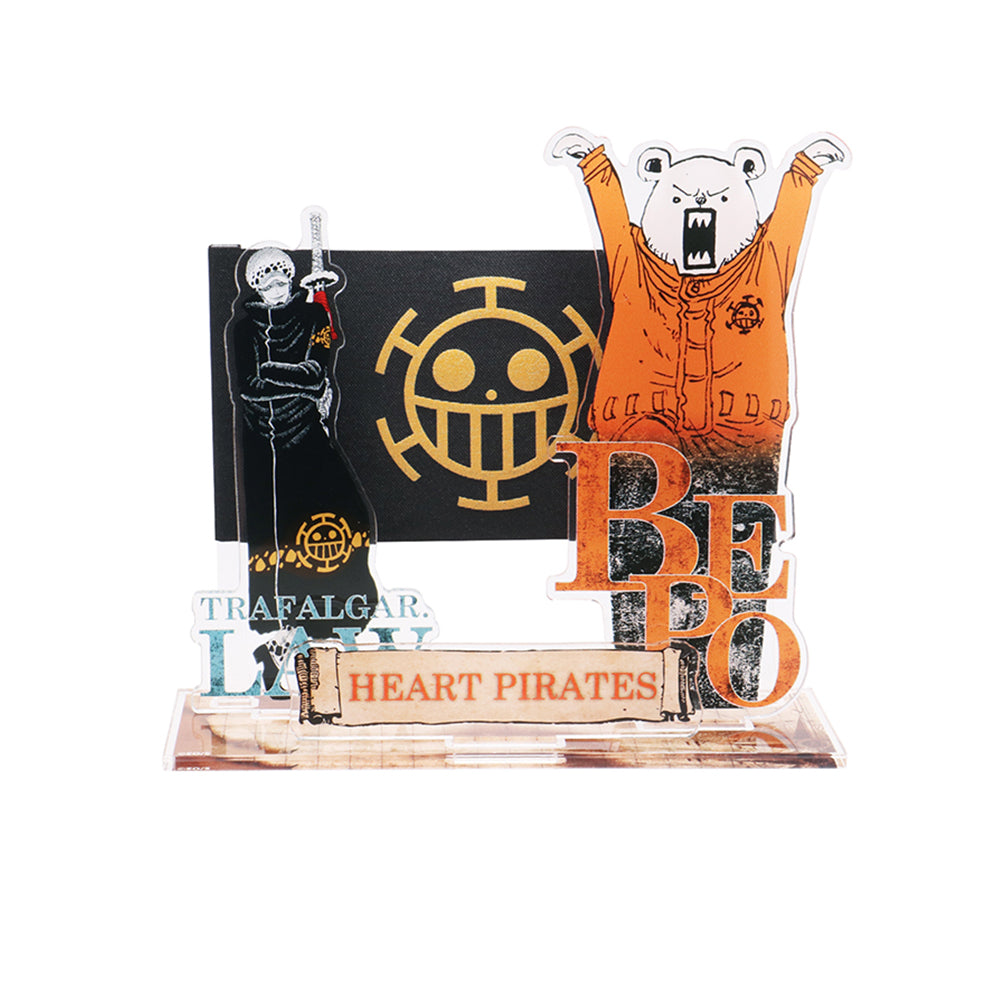 『ONE PIECE』海賊旗アクリルスタンド　ロー＆ベポ
