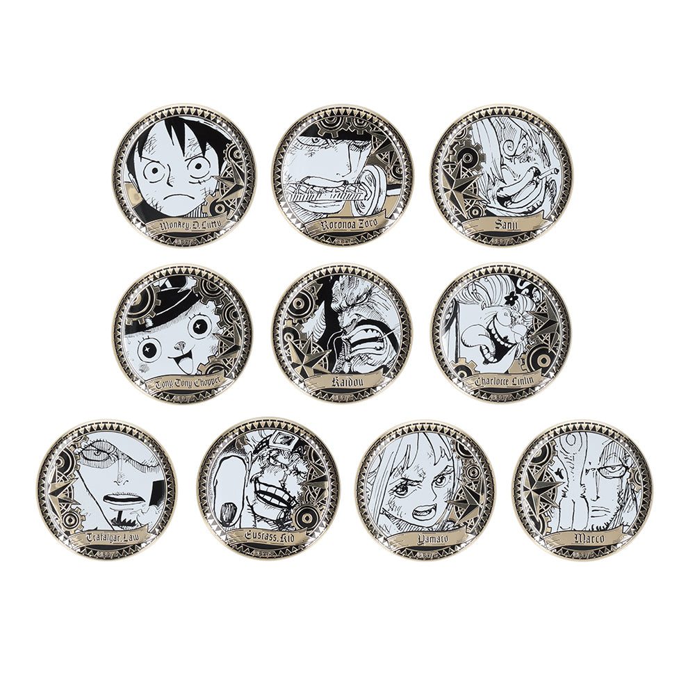 『ONE PIECE』黄金バッジコレクション　（全10種／ランダム1種入り）