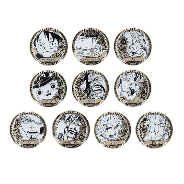 『ONE PIECE』黄金バッジコレクション　（全10種／ランダム1種入り）