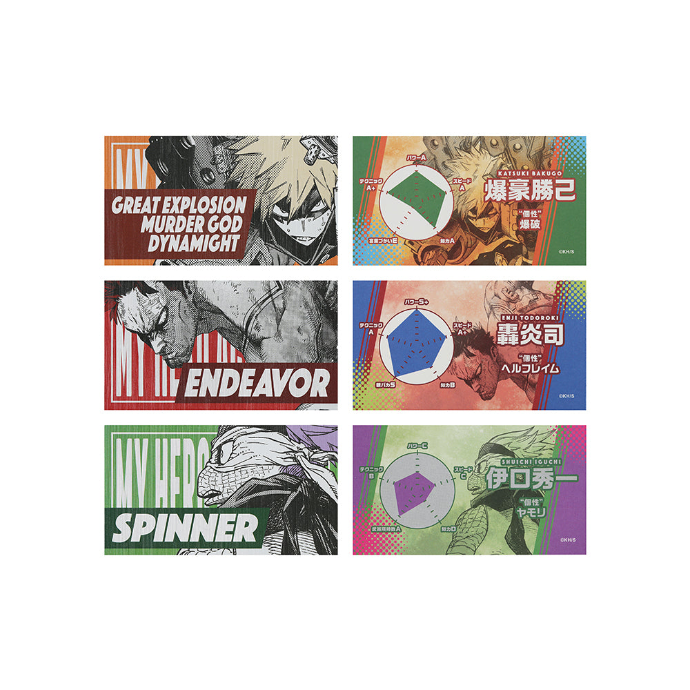 『僕のヒーローアカデミア』キャラクターズコレクションカード3枚入り　（全7組／ランダム1組入り）