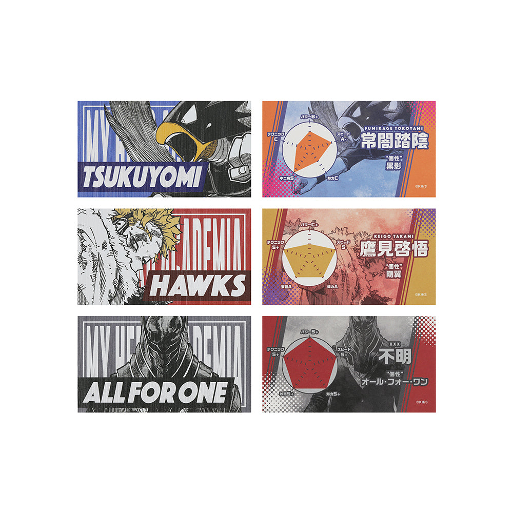 『僕のヒーローアカデミア』キャラクターズコレクションカード3枚入り　（全7組／ランダム1組入り）