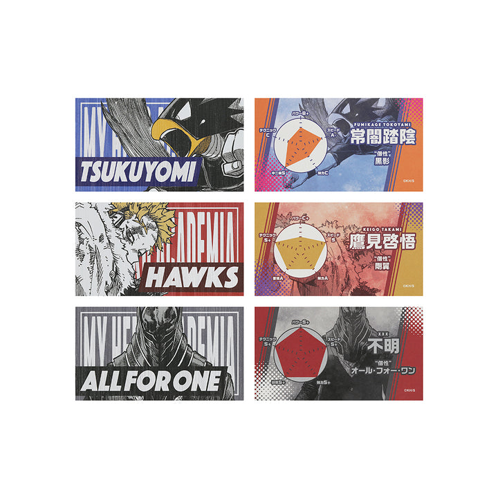 『僕のヒーローアカデミア』キャラクターズコレクションカード3枚入り　（全7組／ランダム1組入り）