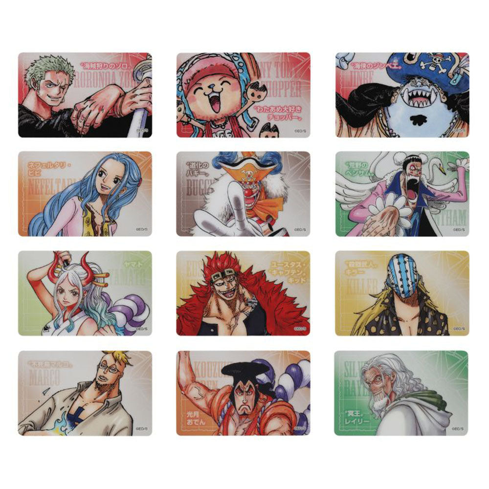 ONE PIECE』クリアカード12枚セット（全4組／ランダム1組入り） – JUMP
