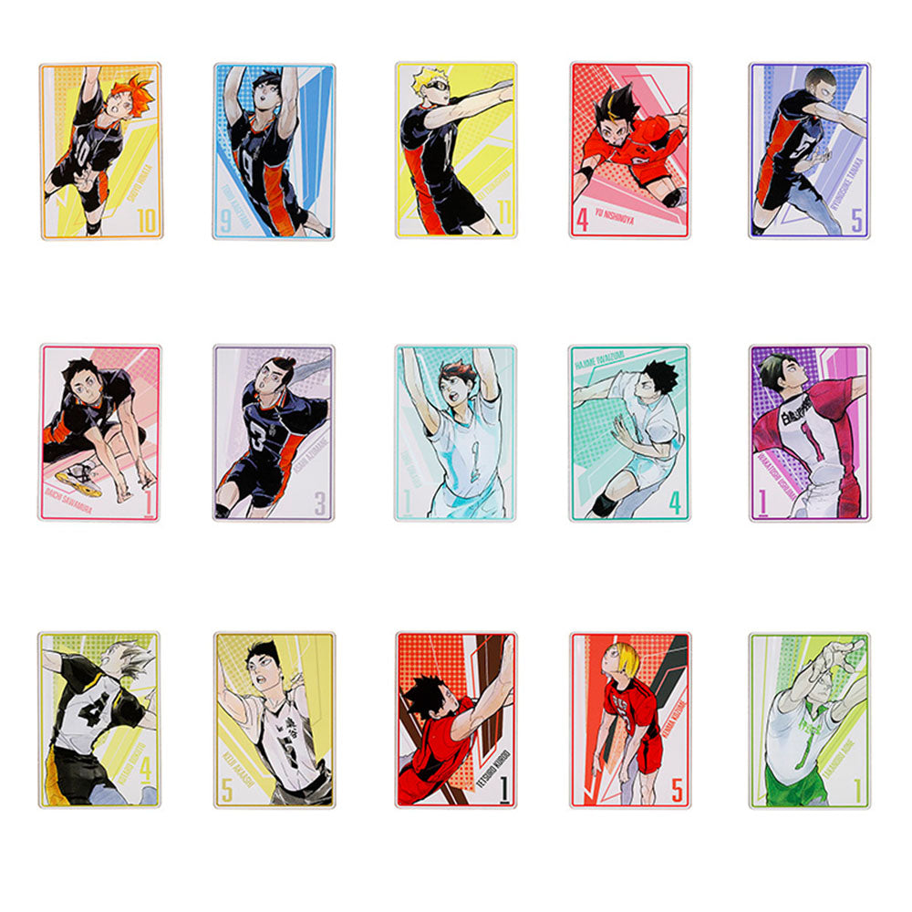 【JAS】『ハイキュー!!』ステータスカードコレクション　第2弾　（全15種／ランダム1種入り）